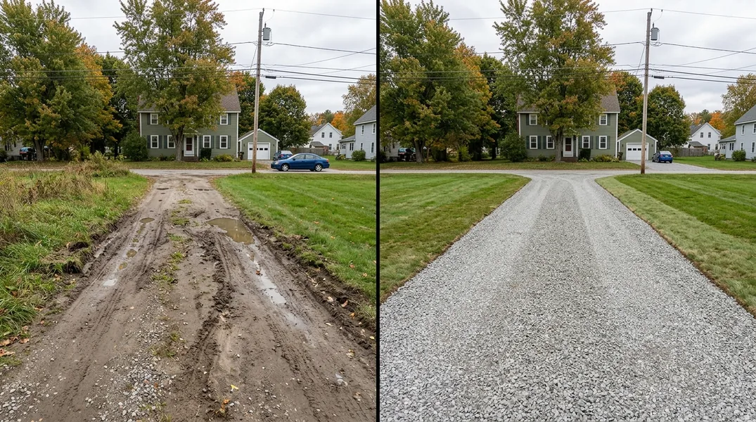 Plow Damage and Frost Heave: The Two Forces Wrecking Bangor Driveways